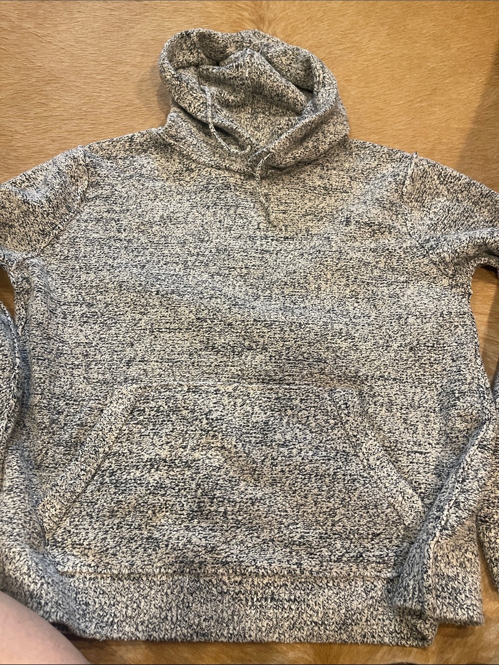 Hoodie with texture